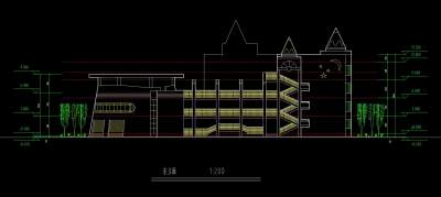 幼儿园平面图施工图，幼儿园cad建筑施工图纸下载