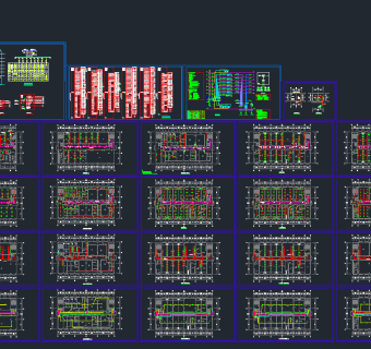 门诊楼电气CAD图纸，电气CAD施工图纸下载