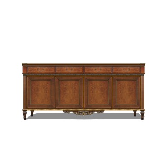 欧式边柜草图大师模型，边柜SKP模型下载