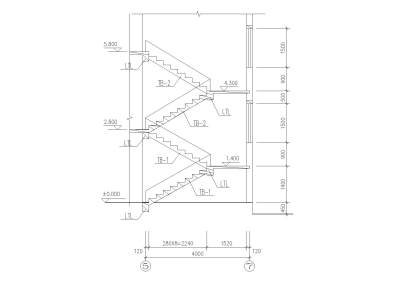 08三层新农村住宅<a href=https://www.yitu.cn/sketchup/louti/index.html target=_blank class=infotextkey><a href=https://www.yitu.cn/su/6782.html target=_blank class=infotextkey><a href=https://www.yitu.cn/su/8159.html target=_blank class=infotextkey>楼</a>梯</a></a>间剖面图