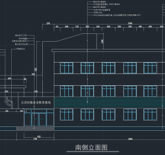 培训学校装饰cad施工图下载、培训学校装饰dwg文件下载