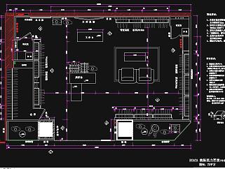 现代商品店CAD施工图，商品店CAD图纸下载