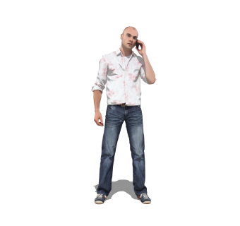 超逼真3D真人sketchup模型，人物草图大师模型下载