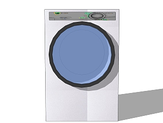 <em>现代洗衣机</em>草图大师模型，<em>洗衣机</em>SKP模型下载