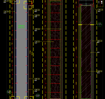 柱子大样图，柱子cad施工图纸下载