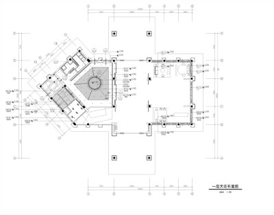 一层天<a href=https://www.yitu.cn/sketchup/huayi/index.html target=_blank class=infotextkey>花</a>布置图