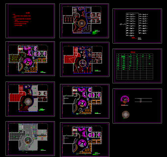 铁板烧店的装修图，铁板烧店CAD施工图纸下载
