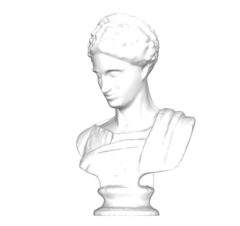 石膏人物雕塑su模型,摆件草图大师模型下载