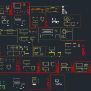 原创桌子CAD图库，桌子CAD图纸下载