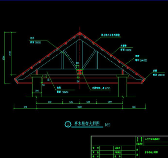 日式方亭CAD施工图纸，日式方亭CAD图纸下载