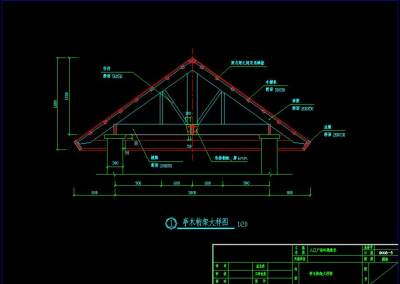 日式方亭CAD施工图纸，日式方亭CAD图纸下载