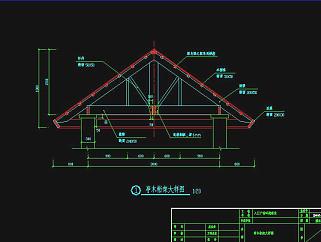 日式方亭CAD施工图纸，日式方亭CAD图纸下载
