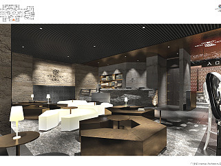 复古餐饮店全套CAD施工图，餐厅CAD建筑图纸下载