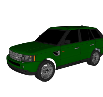 现代汽车免费su模型，现代汽车草图大师模型下载