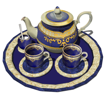  杯子草图大师模型，咖啡杯SU模型下载