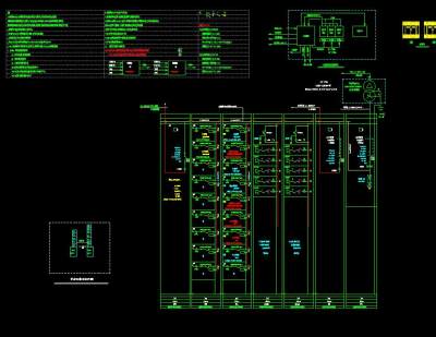 电气系统图CAD图纸强电弱电消防智能化配电箱照明系统图CAD图纸