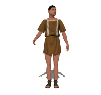 现代游戏角色草图大师模型，游戏角色sketchup模型下载