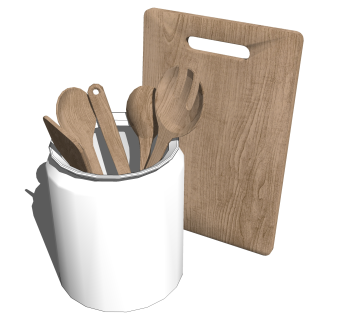  现代厨具草图大师模型，厨具SU模型下载