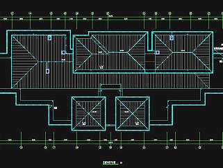 17层高层住宅电气CAD施工图，高层住宅电气建筑工程图纸下载