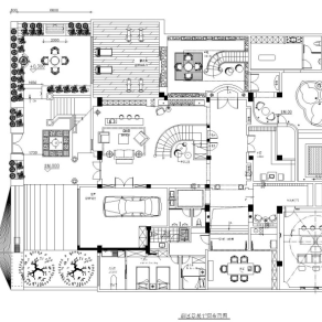 别墅庭院花园全套CAD施工图