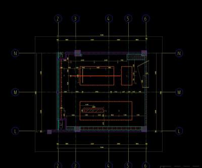 大汉富邦施工图效果图CAD图纸，办公室cad设计图纸下载