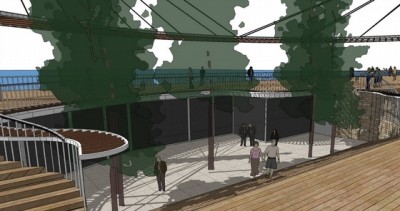 商业入口效果图