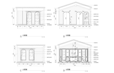 二层主<a href=https://www.yitu.cn/sketchup/woshi/index.html target=_blank class=infotextkey><a href=https://www.yitu.cn/su/7632.html target=_blank class=infotextkey>卧室</a></a>立面图