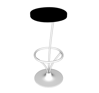 现代布艺草图大师模型，椅子sketchup模型下载