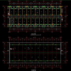 学生宿舍建筑施工图，学生宿舍楼cad建筑图纸下载