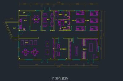 敬老院平面布置图cad施工图下载、敬老院平面布置图dwg文件下载