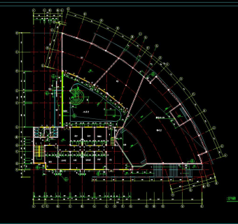 高校行政楼建筑施工图，行政建筑cad设计图纸下载