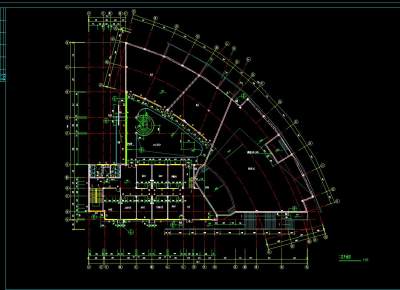 高校行政楼建筑施工图，行政建筑cad设计图纸下载