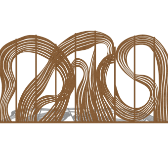 现代屏风草图大师模型，屏风隔断sketchup模型下载