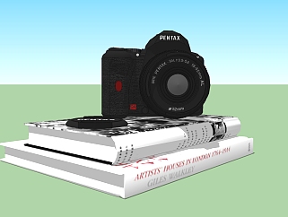 现代宝丽来相机草图大师模型，宝丽来相机sketchup模型下载