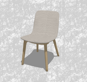 现代休闲椅草图大师模型，单人椅sketchup模型下载