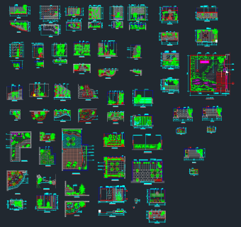 园林景观CAD素材，园林景观CAD施工图纸下载