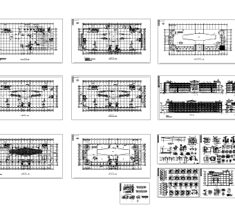商场建筑设计图方案赏析,商场购物中心CAD图纸下载