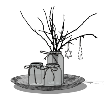  现代花瓶摆件草图大师模型，花瓶摆件sketchup模型下载