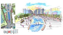滨水景观轴城市景观规划设计方案