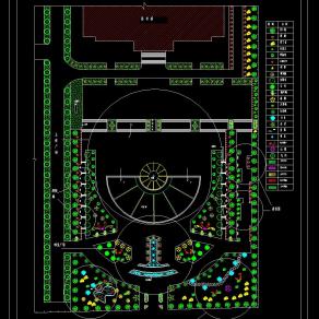 多种广场设计图纸，广场cad设计图纸下载