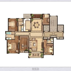 大户型精品室内设计户型图