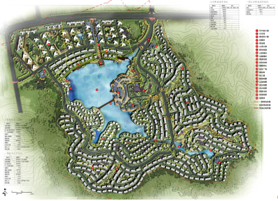 景观规划总<a href=https://www.yitu.cn/su/7392.html target=_blank class=infotextkey>平面</a>图