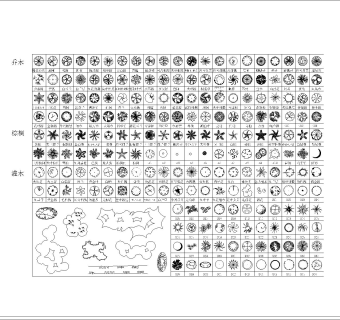 超全园林乔木工程图纸下载