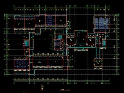 某四层小学教学楼建筑设计方案CAD图纸