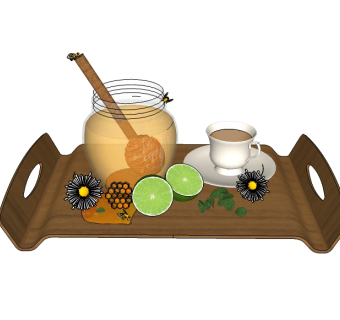 现代食物免费草图大师模型，食品sketchup模型下载