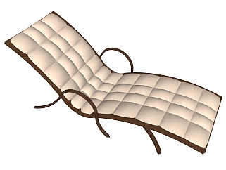 现代躺椅<em>su模型</em>，<em>椅子</em>草图大师模型下载