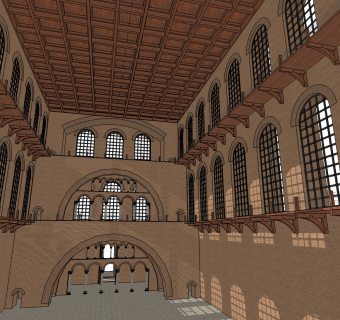 欧式教堂草图大师模型下载、教堂su模型下载