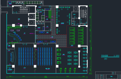 原创健身会所专用cad平面图，健身会所CAD施工图纸下载