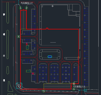 某政府行政中心办公楼施工图,图库CAD建筑图纸下载