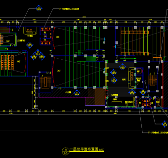 某电影院平面图cad施工图下载、某电影院平面图dwg文件下载